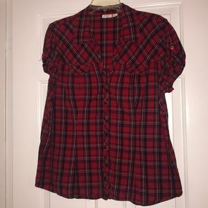 Short Sleeve Button-Up